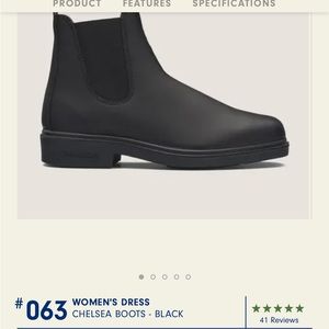 Brand new, worn once Blundstone 063 dress boots in Black size 9